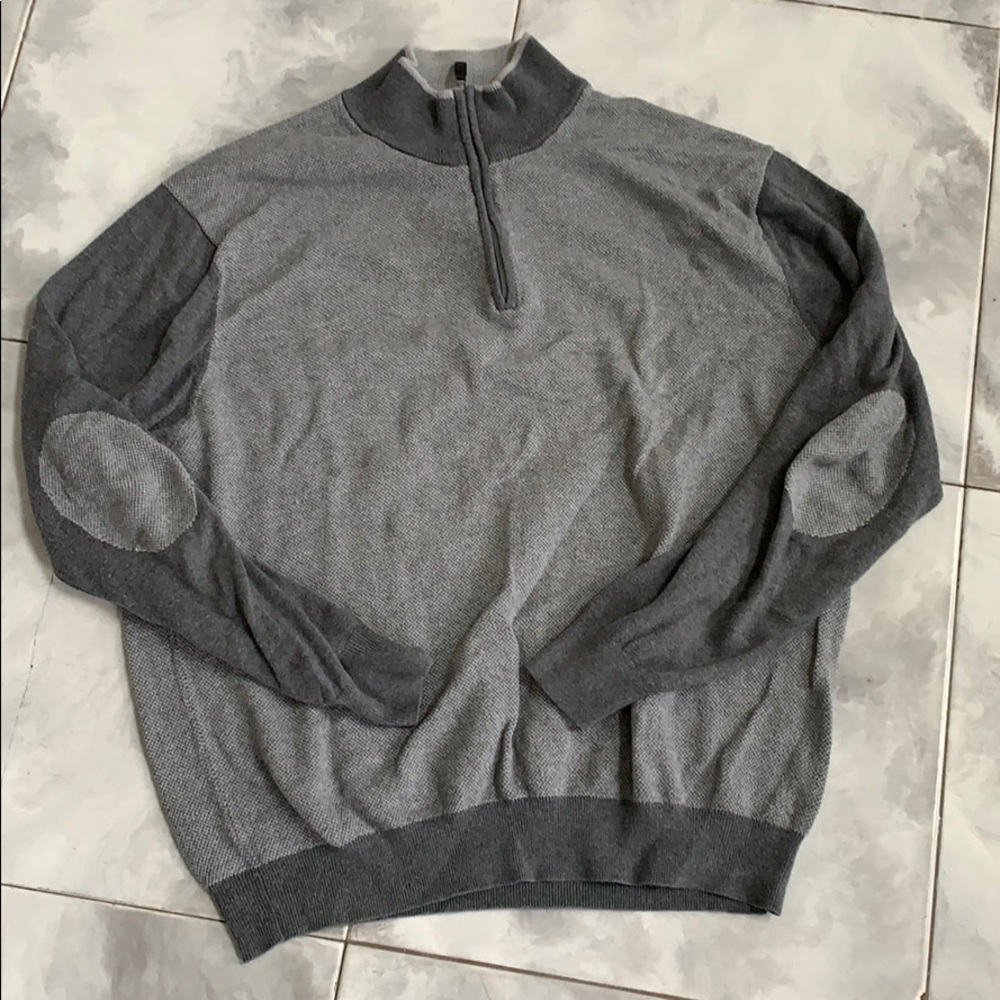 MENS quarter zip sweater